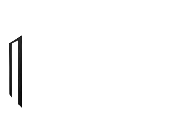 Duratent Seitenwand Forcetex B1 mit Tür, 3m, schwarz