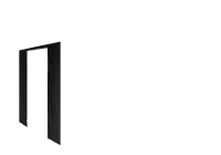 Duratent Seitenwand Forcetex B1 mit Tür, 3m, schwarz