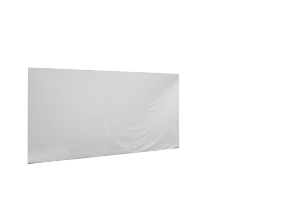 Duratent Seitenwand Forcetex B1 geschlossen, 4,5m, weiß