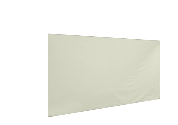 Duratent Seitenwand Forcetex B1 geschlossen, 4,5m, beige