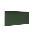 Duratent Seitenwand Forcetex B1 geschlossen, 4,5m, grün