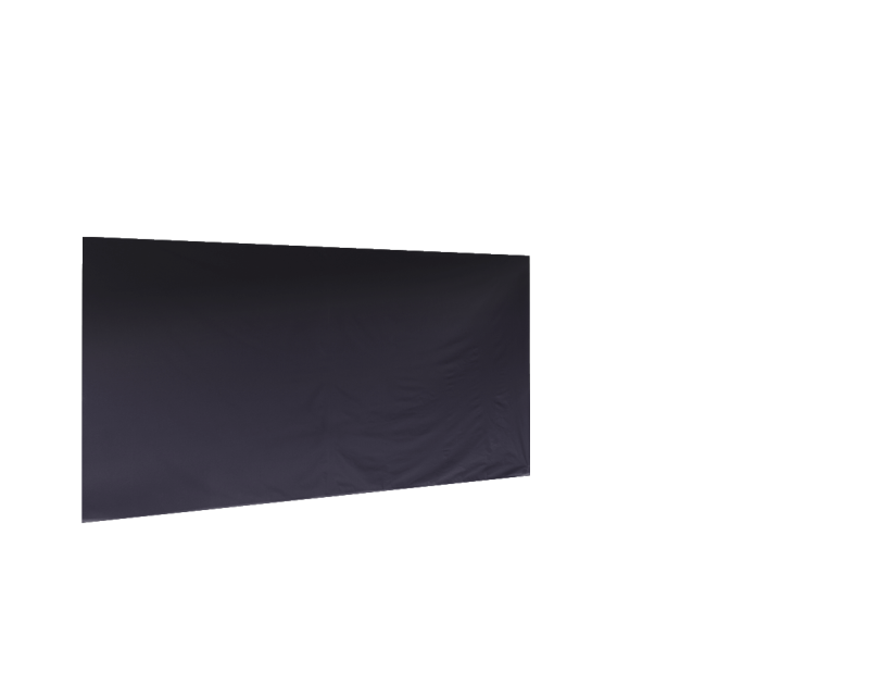 Duratent Seitenwand Forcetex B1 geschlossen, 4,5m, navy-blau