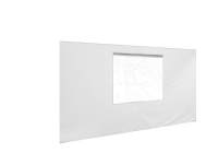 Duratent Seitenwand Forcetex B1 mit Fenster, 4,5m, weiß