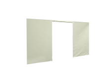Duratent Seitenwand Forcetex B1 mit Tür, 4,5m, beige