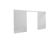Duratent Seitenwand Forcetex B1 mit Tür, 4,5m, weiß