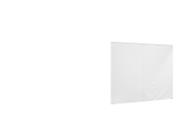 Duratent Seitenwand Forcetex B1 geschlossen, 4m, weiß
