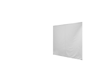 Duratent Seitenwand Forcetex B1 geschlossen, 4m, weiß