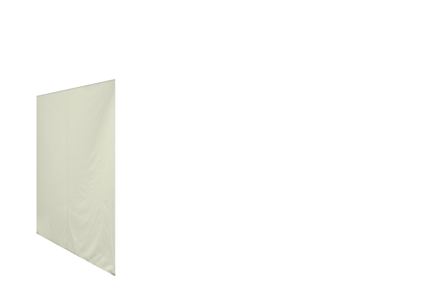Duratent Seitenwand Forcetex B1 geschlossen, 4m, beige