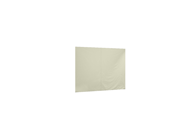 Duratent Seitenwand Forcetex B1 geschlossen, 4m, beige