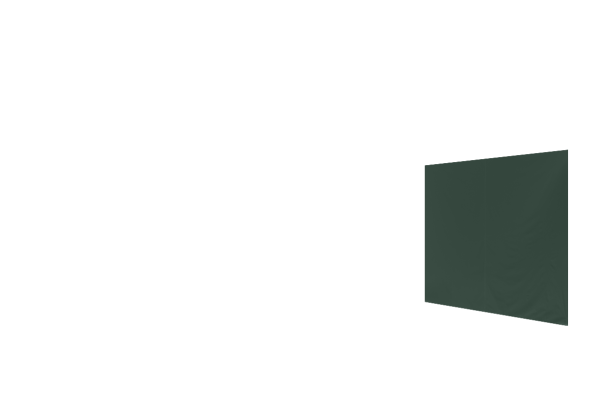 Duratent Seitenwand Forcetex B1 geschlossen, 4m, grün