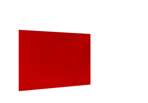 Duratent Seitenwand Forcetex B1 geschlossen, 4m, rot