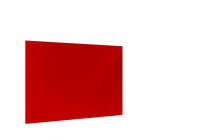 Duratent Seitenwand Forcetex B1 geschlossen, 4m, rot