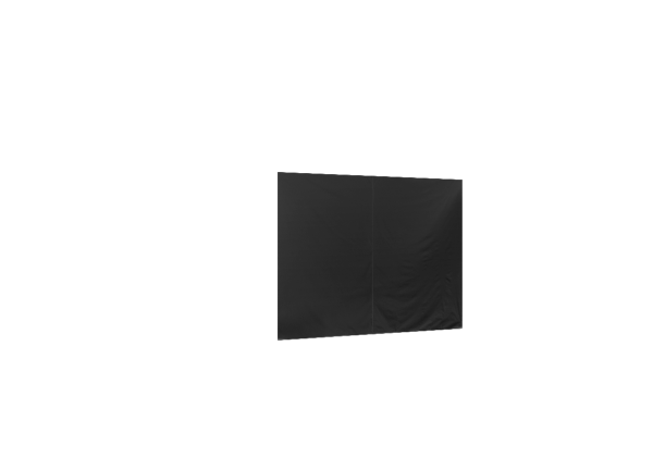 Duratent Seitenwand Forcetex B1 geschlossen, 4m, schwarz