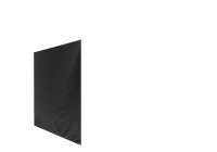 Duratent Seitenwand Forcetex B1 geschlossen, 4m, schwarz