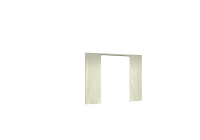 Duratent Seitenwand Forcetex B1 mit Tür, 4m, beige