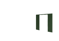 Duratent Seitenwand Forcetex B1 mit Tür, 4m, grün