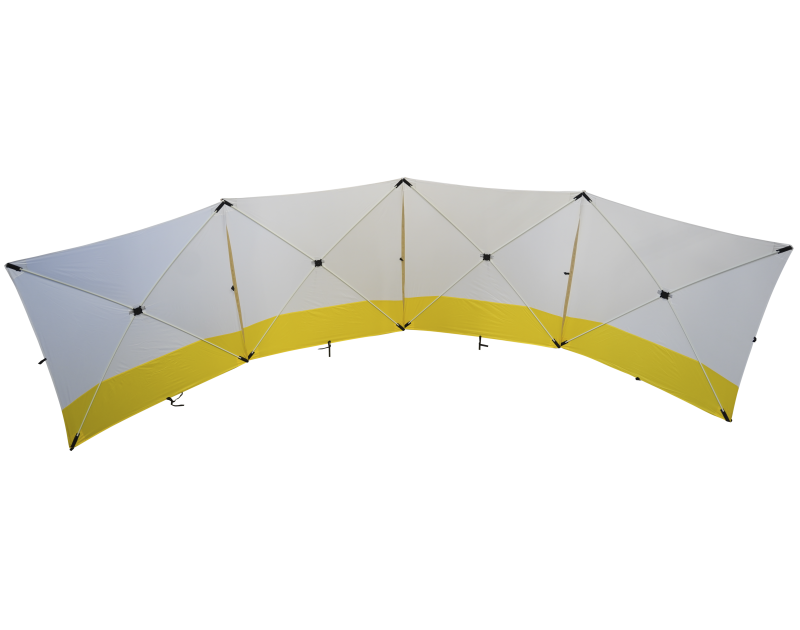 Duratent Mobile Sichtschutzwand faltbar 720x180x180cm