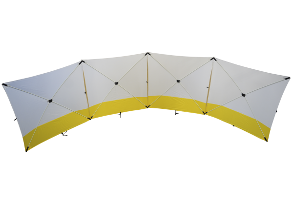 Duratent Mobile Sichtschutzwand faltbar 720x180x180cm