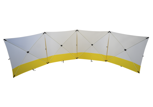 Duratent Mobile Sichtschutzwand faltbar 720x180x180cm