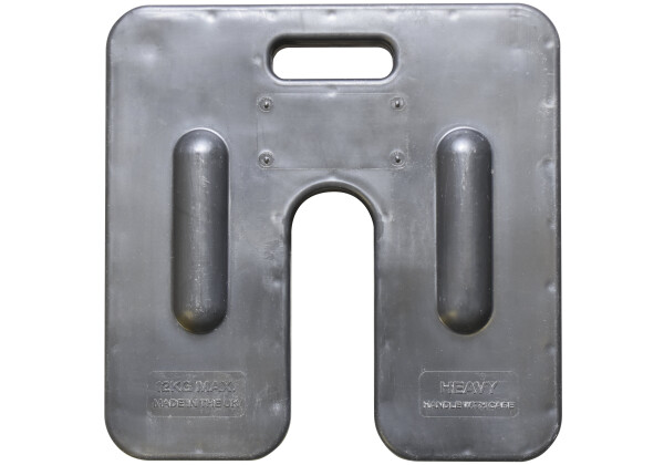 Duratent Gewicht 12kg schwarz 2er Set