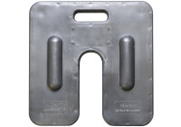 Duratent Gewicht 12kg schwarz 2er Set