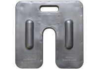 Duratent Gewicht 12kg schwarz 2er Set