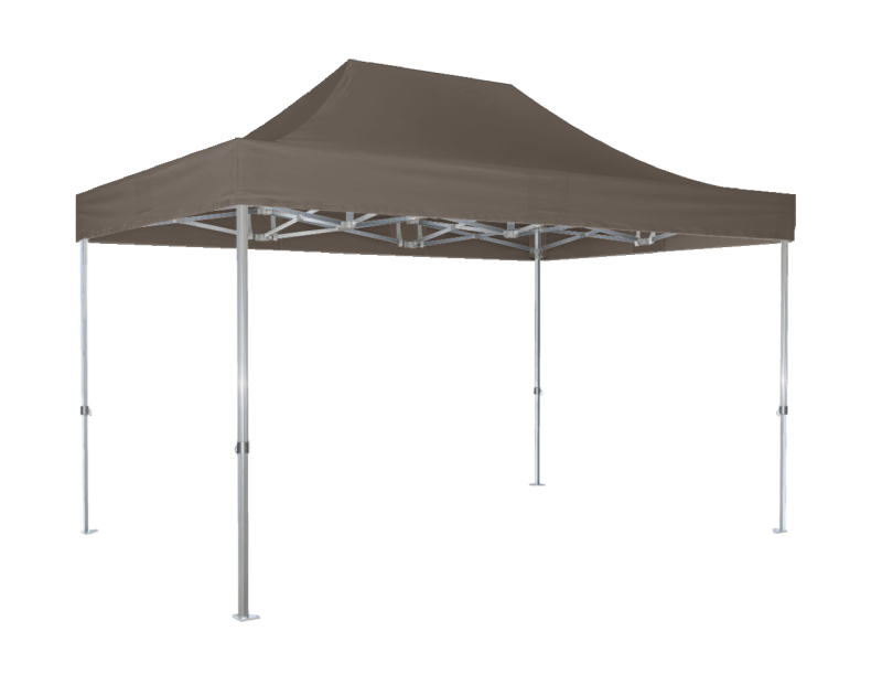 Duratent Faltzelt Hexa50, 3m x 4,5m, taupe B1