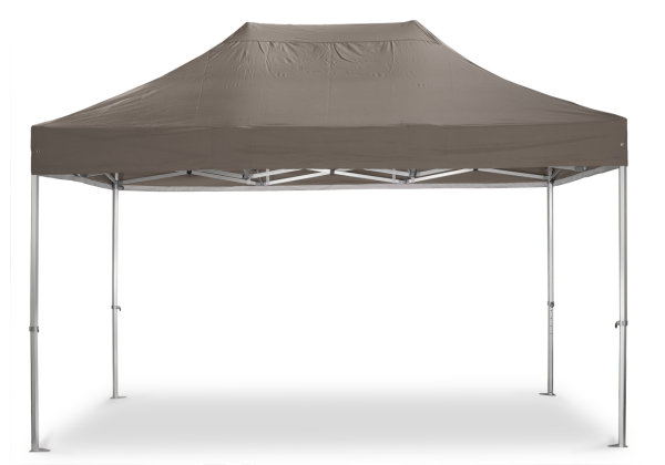 Duratent Faltzelt Hexa50, 3m x 4,5m, taupe B1