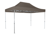 Duratent Faltzelt Hexa50, 3m x 4,5m, taupe B1