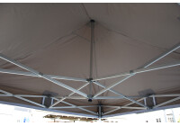 Duratent Faltzelt Hexa50, 3m x 4,5m, taupe B1