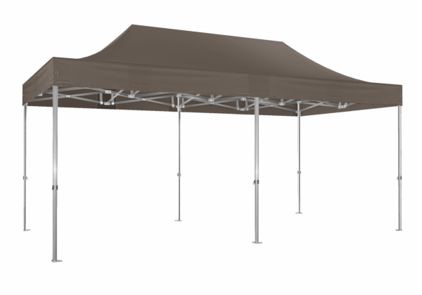 Duratent Faltzelt Hexa50, 3m x 6m, taupe B1