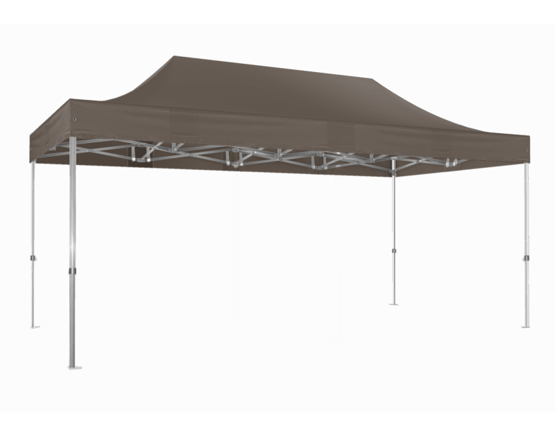 Duratent Faltzelt Hexa50, 4m x 6m, taupe B1