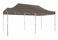 Duratent Faltzelt Hexa50, 4m x 8m, taupe B1