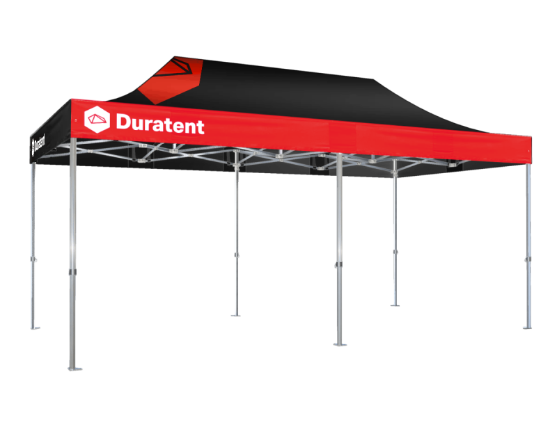 Duratent Hexa50, 4m x 8m, inkl. Vollbedruckung
