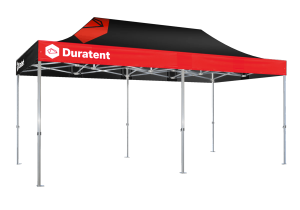 Duratent Hexa50, 4m x 8m, inkl. Vollbedruckung