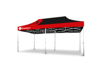 Duratent Hexa50, 4m x 8m, inkl. Vollbedruckung