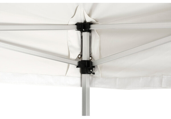 Duratent Faltzelt Hexa40, 3m x 3m, reinweiß