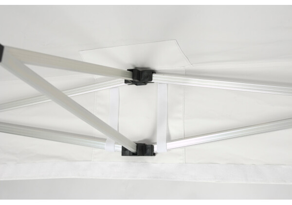 Duratent Faltzelt Hexa40, 3m x 3m, reinweiß