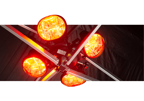 Pavillon Gastronomie Set, Hexa50 3x6 m, schwarz