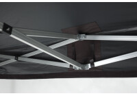 Pavillon Gastronomie Set, Hexa50 3x6 m, schwarz