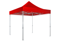 Set Feuerwehr & Katastrophenschutz Duratent Faltzelt Hexa50, 3m x 3m, rot