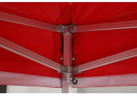 Set Feuerwehr & Katastrophenschutz Duratent Faltzelt Hexa50, 3m x 3m, rot