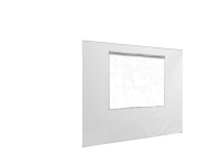 Duratent Seitenwand 300 mit Fenster 1,5m weiß