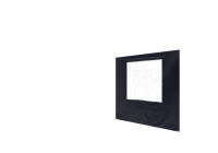 Duratent Seitenwand 300 mit Fenster 1,5m navy-blau