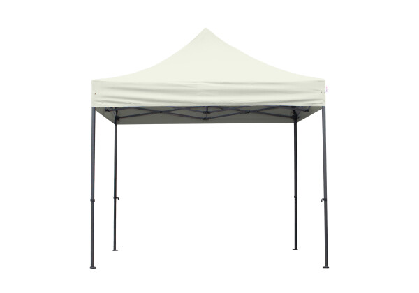 Faltpavillon Stahl Sechskant 3 x 3 m, beige