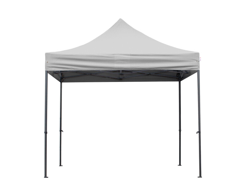 Faltpavillon Stahl Sechskant 3 x 3 m, grau