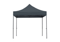 Faltpavillon Stahl Sechskant 3 x 3 m, anthrazit