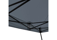 Faltpavillon Stahl Sechskant 3 x 3 m, anthrazit