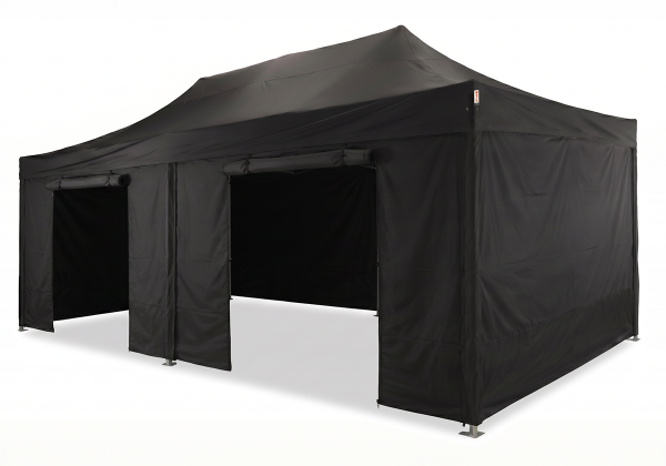 Profi Racing Team Set: Hexa50 Faltpavillon 4m x 8m inkl. Logodruck