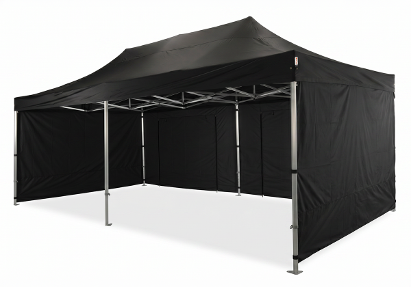 Profi Racing Team Set: Hexa50 Faltpavillon 4m x 8m inkl. Logodruck